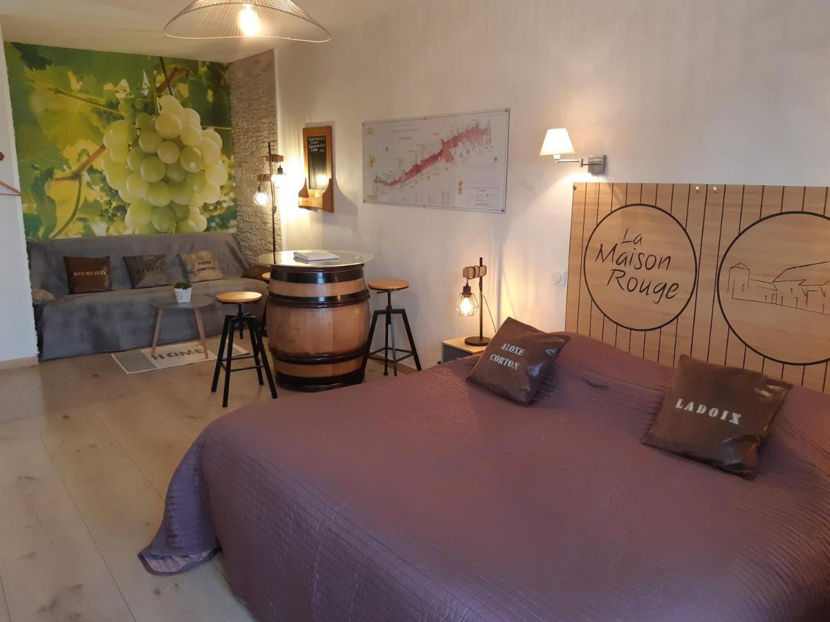La Maison Rouge Ladoix - Proche Beaune エクステリア 写真