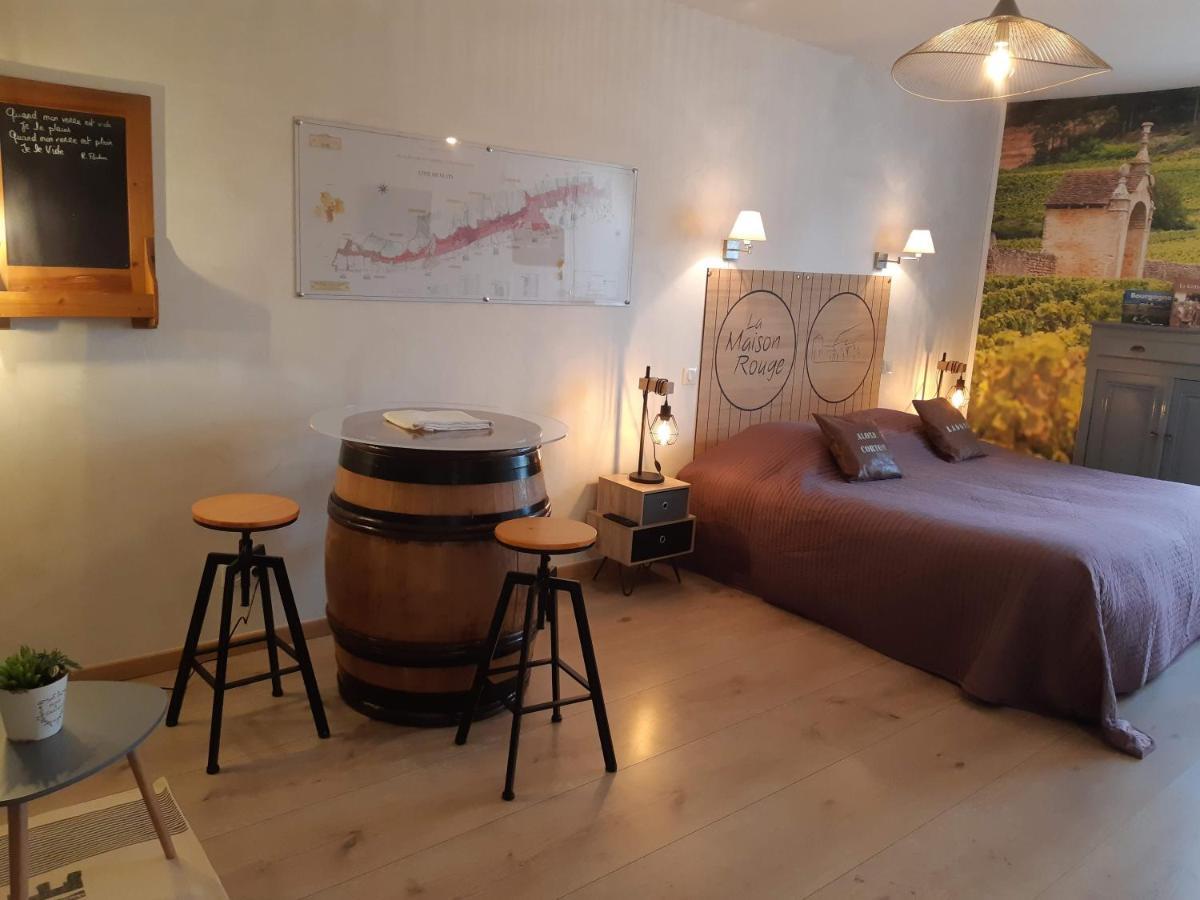 La Maison Rouge Ladoix - Proche Beaune エクステリア 写真